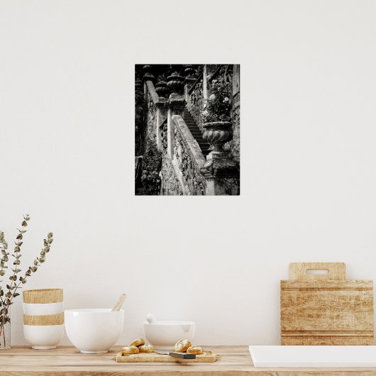 Italië, provincie Lecco, Varenna. Villa Monastero, Poster (Keuken)