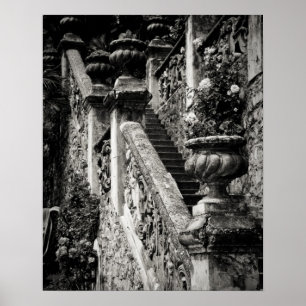 Italië, provincie Lecco, Varenna. Villa Monastero, Poster