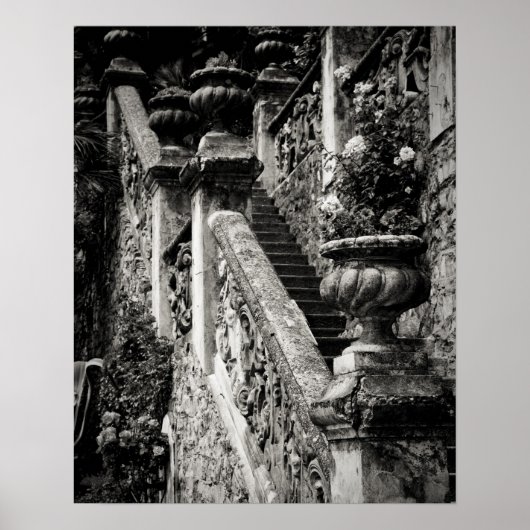 Italië, provincie Lecco, Varenna. Villa Monastero, Poster (Voorkant)