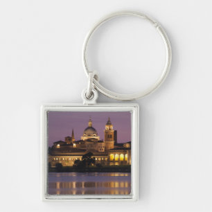 Italië, provincie Mantua, Mantua. Gezicht op de st Sleutelhanger