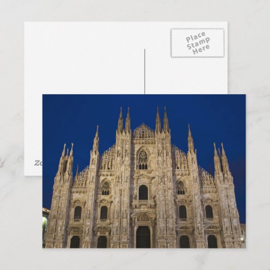 Italië, provincie Milaan, Milaan. de kathedraal va Briefkaart (Voorkant / Achterkant)