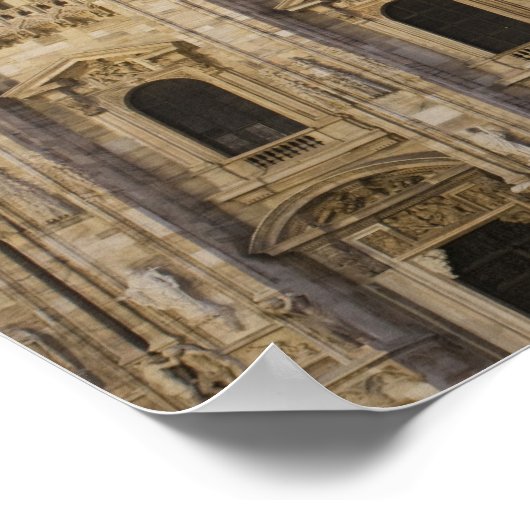 Italië, provincie Milaan, Milaan. de kathedraal va Poster (Hoek)