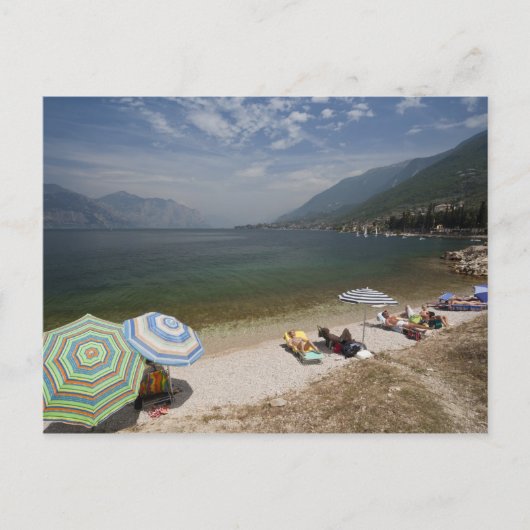 Italië, provincie Verona, Brenzone. Lake Garda Briefkaart (Voorkant)
