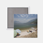 Italië, provincie Verona, Brenzone. Lake Garda Magneet (Voorkant / Achterkant)