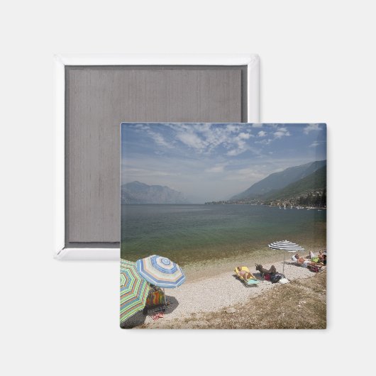 Italië, provincie Verona, Brenzone. Lake Garda Magneet (Voorkant / Achterkant)