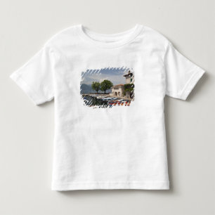 Italië, provincie Verona, Malcesine. Oude Cassone Kinder Shirts