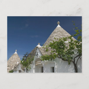 Italië, Puglia, Alberobello, Terra dei Trulli, 2 Briefkaart
