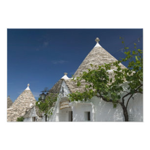Italië, Puglia, Alberobello, Terra dei Trulli, 2 Foto Afdruk
