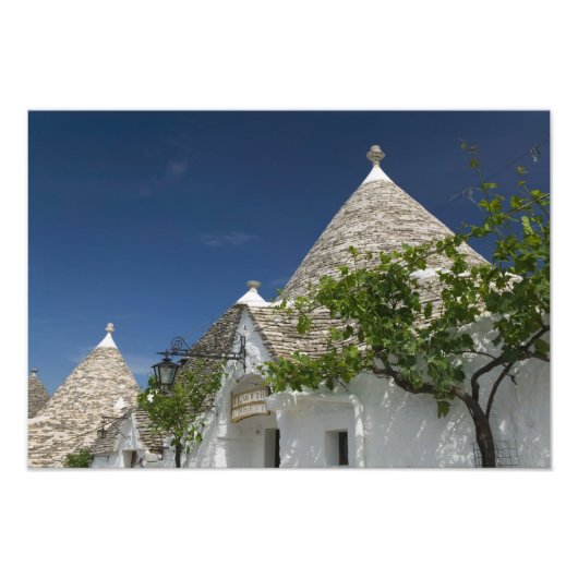 Italië, Puglia, Alberobello, Terra dei Trulli, 2 Foto Afdruk (Voorkant)