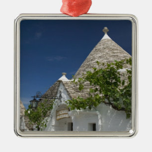 Italië, Puglia, Alberobello, Terra dei Trulli, 2 Metalen Ornament