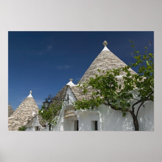Italië, Puglia, Alberobello, Terra dei Trulli, 2 Poster (Voorkant)