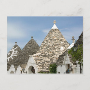 Italië, Puglia, Alberobello, Terra dei Trulli, Briefkaart
