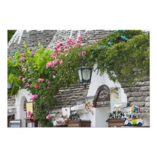 Italië, Puglia, Alberobello, Terra dei Trulli, Foto Afdruk