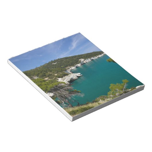 Italië, Puglia, Promontorio del Gargano, Testa Notitieblok (Schuin)