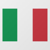 Italië Raambord, Cling, Italiaanse vlag Raamsticker (Vel)