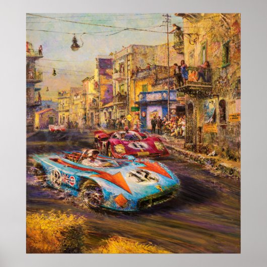 Italië Racing poster Art (Voorkant)