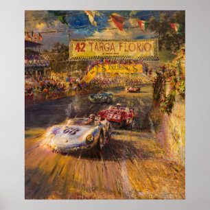 Italië Racing poster Art