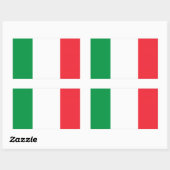 Italië Rechthoekige Sticker (Vel)