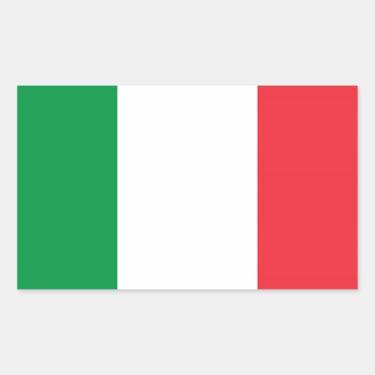Italië Rechthoekige Sticker (Voorkant)