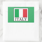 Italië Rechthoekige Sticker (Tas)