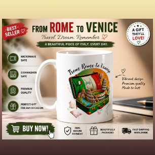 Italië Reis Bezienswaardigheden Koffiemok Rome n