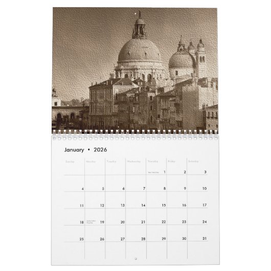 Italië Reis Kalender (Jan 2026)