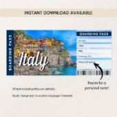 Italië Reis Verrassingsinstapkaart Kaart