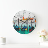 Italië Reis - waterverf VENICE souvenir Grote Klok (Huis)