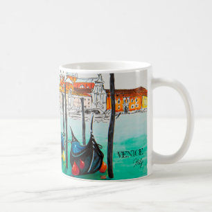 Italië Reis - waterverf VENICE souvenir Koffiemok