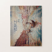 Italië Reis - waterverf VENICE souvenir Legpuzzel (Verticaal)