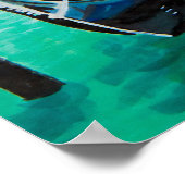 Italië Reis - waterverf VENICE souvenir Poster (Hoek)