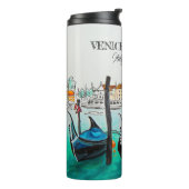 Italië Reis - waterverf VENICE souvenir Thermosbeker (Gedraaid links)