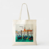Italië Reis - waterverf VENICE souvenir Tote Bag (Achterkant)
