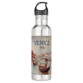 Italië Reis - waterverf VENICE souvenir Waterfles