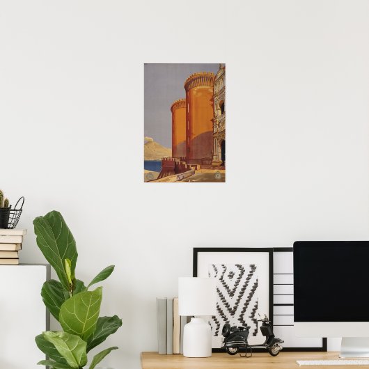  Italië reisbureau Poster (Thuiskantoor)