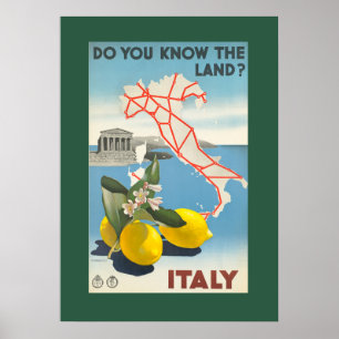  Italië reisbureau Poster