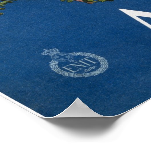  Italië reisbureau Poster (Hoek)