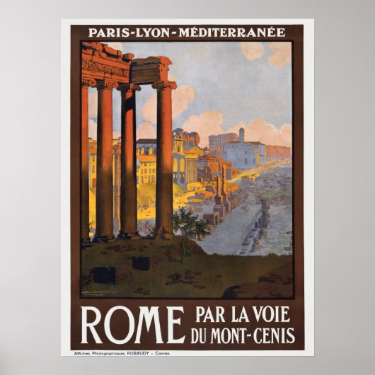  Italië reisbureau Poster (Voorkant)