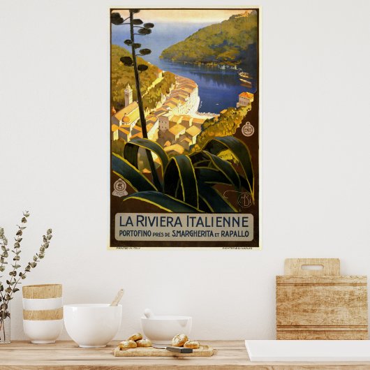  Italië reisbureau Poster (Keuken)