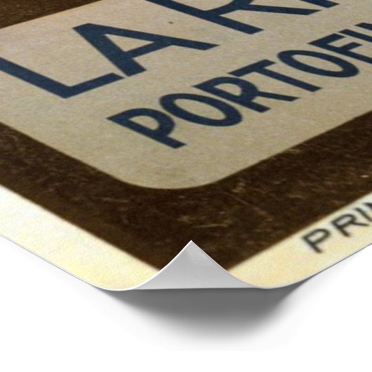  Italië reisbureau Poster (Hoek)