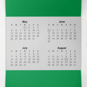 Italië Reiskalender 2024 Digitale Nomad Bezoeker Drieluik Programma (Binnenkant midden)