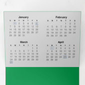 Italië Reiskalender 2024 Digitale Nomad Bezoeker Drieluik Programma (Binnenzijde eerst)