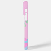 Italië Reiskunst, Amalfi Coast, Preppy, Roze Case-Mate iPhone Case (Achterkant / Links)