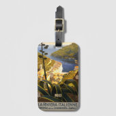  Italië Reismonogram op maat Bagagelabel (Voorkant (verticaal))