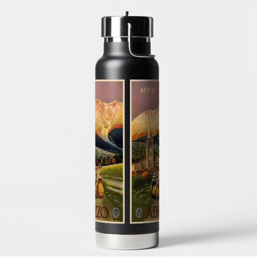  Italië Reismonogram op maat Waterfles (Links)