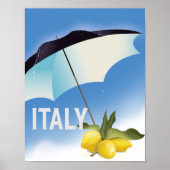 Italië Reisposter in de  stijl Lemons Poster (Voorkant)