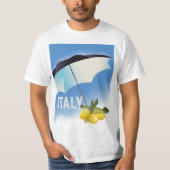 Italië Reisposter in de stijl Lemons T-shirt (Voorkant)