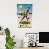 Italië Reisposter Italiaanse Kunst Wandelprints Poster (Thuiskantoor)