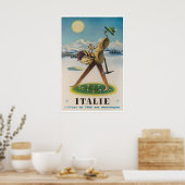 Italië Reisposter Italiaanse Kunst Wandelprints Poster (Keuken)