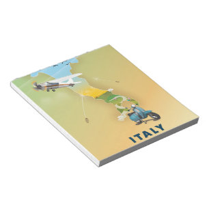 Italië Reisposter. Notitieblok